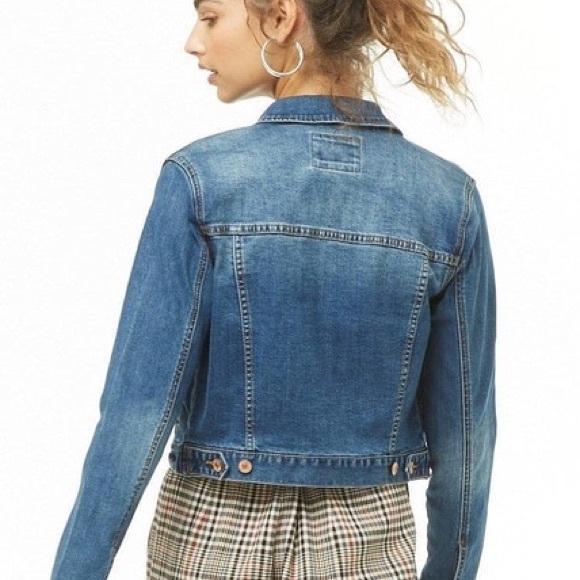 Forever 21 Denim Jacket. Size S - Picture 6 of 11